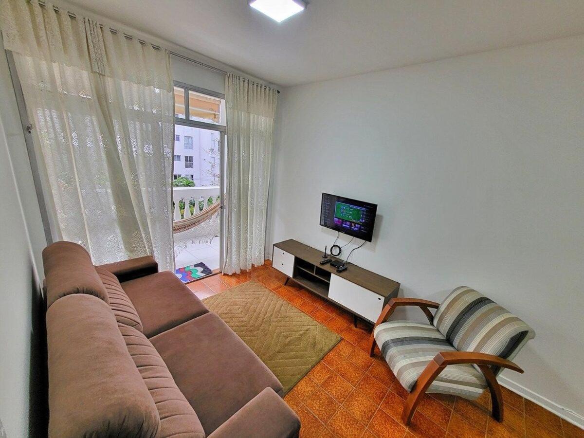 Ap 02 Dorms - Enseada - Com Sacada, Ar-Cond, Wi-Fi, 01 Vaga, Lado Praia Γκουαρούχα Εξωτερικό φωτογραφία