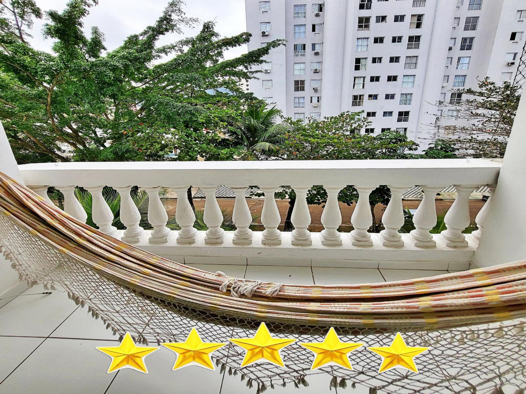 Ap 02 Dorms - Enseada - Com Sacada, Ar-Cond, Wi-Fi, 01 Vaga, Lado Praia Γκουαρούχα Εξωτερικό φωτογραφία